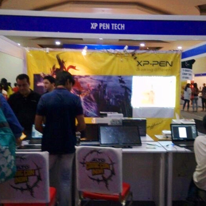 XPPen 이 인도푸네 에니메이션 전시회와 합작